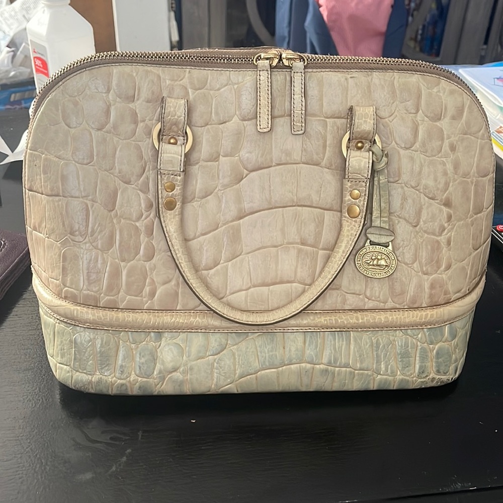 Brahmin alligator purse.